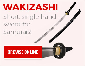 wakizashi samurai swords for sale